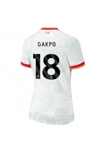 Liverpool Cody Gakpo #18 Voetbaltruitje 3e tenue Dames 2024-25 Korte Mouw